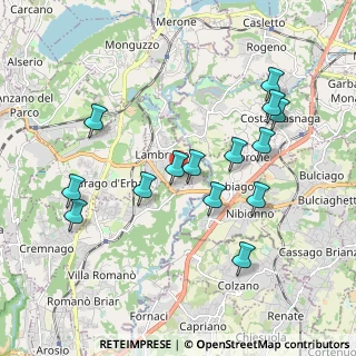 Mappa Via Cavaghiaia, 22045 Lambrugo CO, Italia (1.90286)