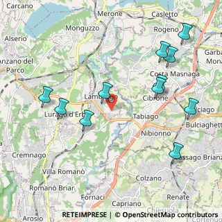 Mappa Via Cavaghiaia, 22045 Lambrugo CO, Italia (2.28818)