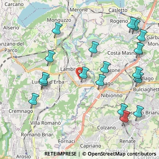 Mappa Via Cavaghiaia, 22045 Lambrugo CO, Italia (2.56833)