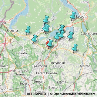 Mappa Via Cavaghiaia, 22045 Lambrugo CO, Italia (6.45846)