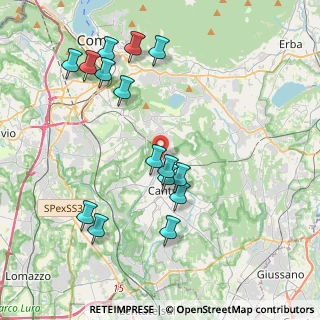 Mappa Via Bersagliere, 22063 Cantù CO, Italia (4.14667)