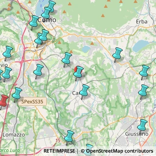 Mappa Via Bersagliere, 22063 Cantù CO, Italia (6.4165)
