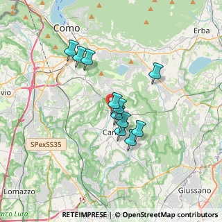 Mappa Via Bersagliere, 22063 Cantù CO, Italia (2.69273)