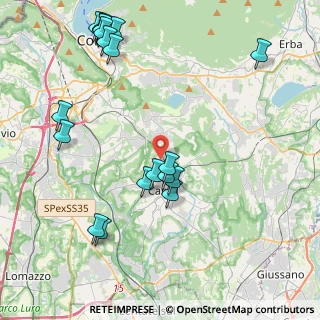 Mappa Via Bersagliere, 22063 Cantù CO, Italia (4.98053)