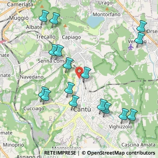 Mappa Via Bersagliere, 22063 Cantù CO, Italia (2.385)
