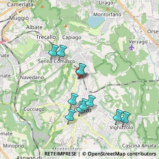 Mappa Via Bersagliere, 22063 Cantù CO, Italia (1.80273)