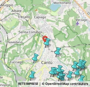 Mappa Via Bersagliere, 22063 Cantù CO, Italia (3.15235)