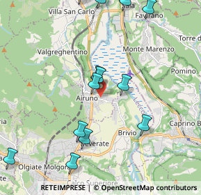 Mappa Via Fratelli Kennedy, 23881 Airuno LC, Italia (2.41143)