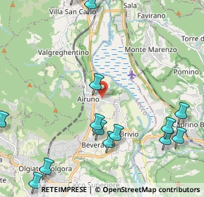 Mappa Via Fratelli Kennedy, 23881 Airuno LC, Italia (2.95824)