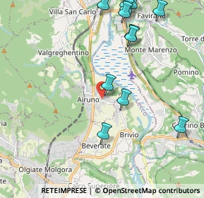 Mappa Via Fratelli Kennedy, 23881 Airuno LC, Italia (2.62571)