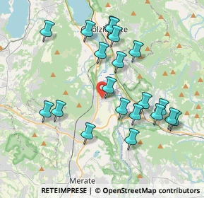 Mappa Via Fratelli Kennedy, 23881 Airuno LC, Italia (3.8775)