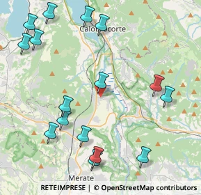 Mappa Via Fratelli Kennedy, 23881 Airuno LC, Italia (5.07438)