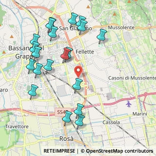 Mappa Via del Rosario, 36060 Romano D'ezzelino VI, Italia (2.3485)