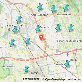 Mappa Via del Rosario, 36060 Romano D'ezzelino VI, Italia (2.85)
