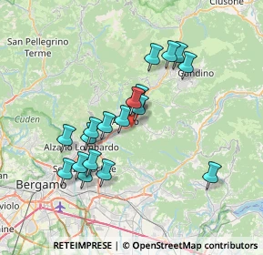 Mappa Via Monte Cura, 24021 Albino BG, Italia (6.24368)