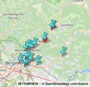 Mappa Via Monte Cura, 24021 Albino BG, Italia (7.20867)