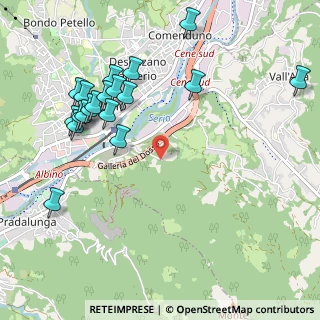 Mappa Via Monte Cura, 24021 Albino BG, Italia (1.16211)