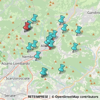 Mappa Via Monte Cura, 24021 Albino BG, Italia (3.613)