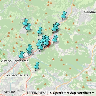 Mappa Via Monte Cura, 24021 Albino BG, Italia (2.715)