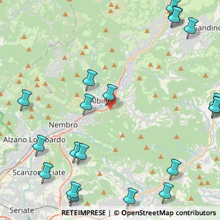 Mappa Via Monte Cura, 24021 Albino BG, Italia (6.6035)