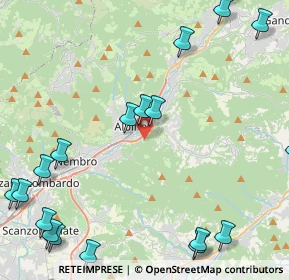 Mappa Via Monte Cura, 24021 Albino BG, Italia (6.304)