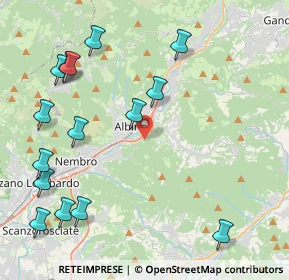 Mappa Via Monte Cura, 24021 Albino BG, Italia (5.19867)