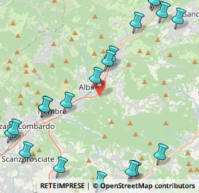 Mappa Via Monte Cura, 24021 Albino BG, Italia (6.0455)