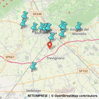 Mappa Via dei Fabris, 31044 Montebelluna TV, Italia (3.89385)