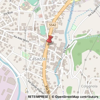 Mappa Via Nazionale, 78, 24060 Casazza, Bergamo (Lombardia)