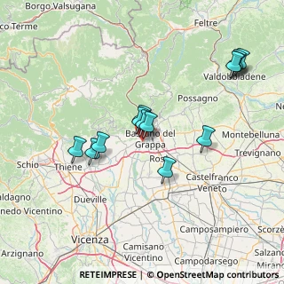 Mappa Via Val D'Aosta, 36061 Bassano del Grappa VI, Italia (14.01923)