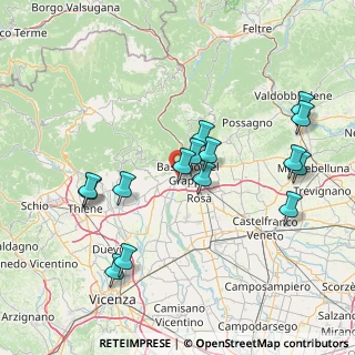 Mappa Via Val D'Aosta, 36061 Bassano del Grappa VI, Italia (15.52)