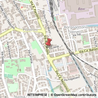Mappa Via Parolini,  42, 36061 Bassano del Grappa, Vicenza (Veneto)