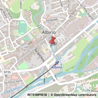 Mappa Viale Gasparini, 1, 24021 Albino, Bergamo (Lombardia)
