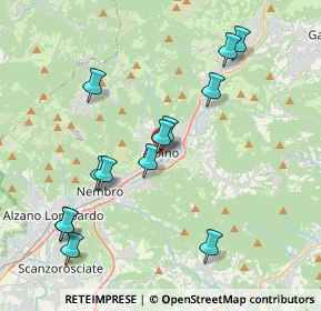 Mappa Via M. O. Gasparini, 24021 Albino BG, Italia (4.02615)