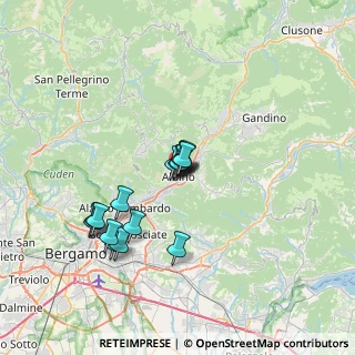 Mappa Via M. O. Gasparini, 24021 Albino BG, Italia (5.81067)