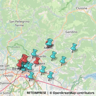 Mappa Via M. O. Gasparini, 24021 Albino BG, Italia (9.5755)