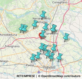 Mappa Borgo S. Daniele, 31050 Povegliano TV, Italia (6.50412)
