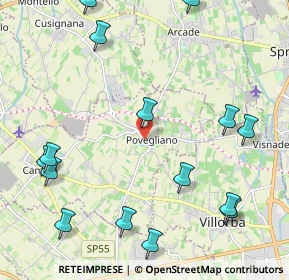 Mappa Borgo S. Daniele, 31050 Povegliano TV, Italia (2.73467)