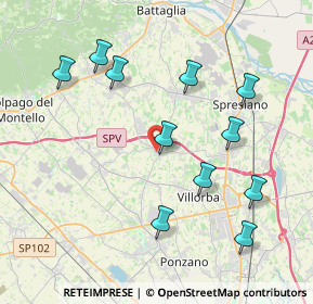 Mappa Borgo S. Daniele, 31050 Povegliano TV, Italia (4.11182)