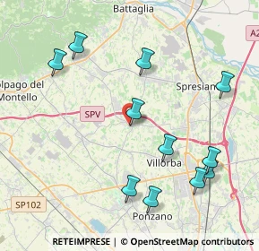 Mappa Borgo S. Daniele, 31050 Povegliano TV, Italia (4.44818)