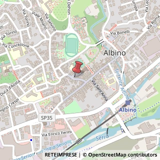 Mappa Via Vittorio Veneto, 32, 24021 Albino, Bergamo (Lombardia)