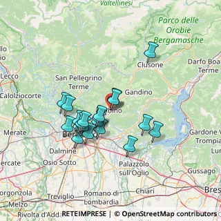 Mappa Via Vittorio Veneto, 24021 Albino BG, Italia (11.6705)