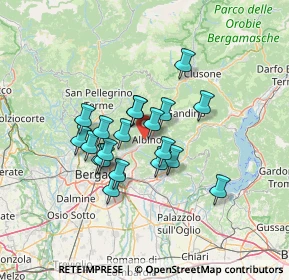 Mappa Piazza Caduti, 24021 Albino BG, Italia (10.4015)