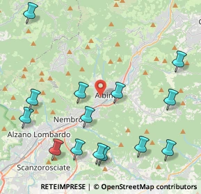 Mappa Piazza Caduti, 24021 Albino BG, Italia (5.12)