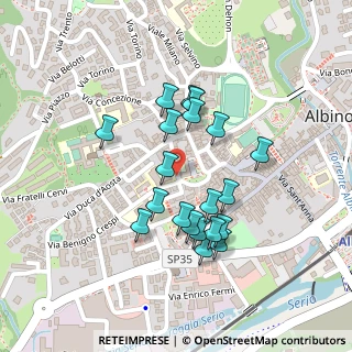 Mappa Piazza Caduti, 24021 Albino BG, Italia (0.193)