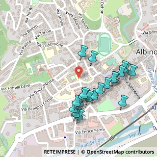 Mappa Piazza Caduti, 24021 Albino BG, Italia (0.236)