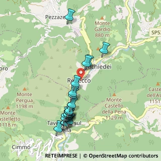Mappa Località Rebecco, 25060 Tavernole sul Mella BS, Italia (1.021)