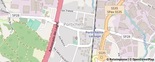 Mappa Luisago
