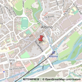 Mappa Via Sant' Anna, 38, 24021 Albino, Bergamo (Lombardia)