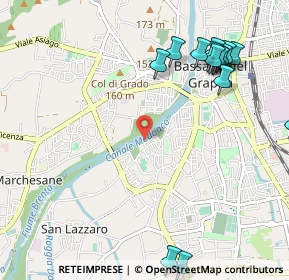 Mappa Via Giacomo Puccini, 36061 Bassano del Grappa VI, Italia (1.34267)